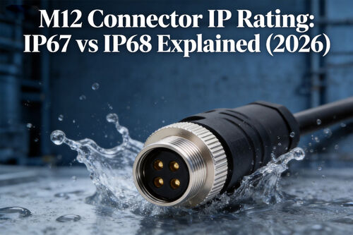 Công ty mới nhất Blog về Đánh giá IP của đầu nối M12: IP67 so với IP68 giải thích