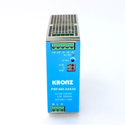 Buen precio Fuente de alimentación industrial de montaje DIN para PLC AC/DC 480W en línea