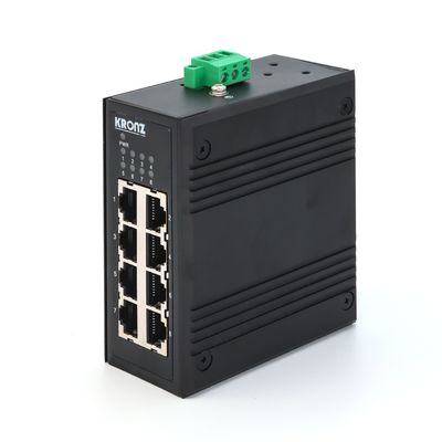 Bon prix Commutateurs Ethernet industriels de montage de rails DIN 8port IP40 avec port à double rangée en ligne