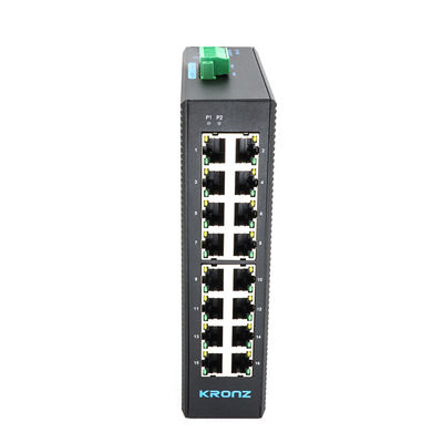 Bon prix RJ45 Commutateurs Ethernet industriels Commutateurs réseau non gérés à 16 ports en ligne