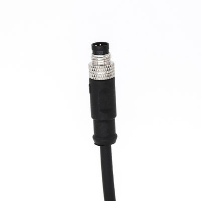 Bon prix Cable en PVC à connecteurs mâles M8 à 5 broches préassemblés en ligne