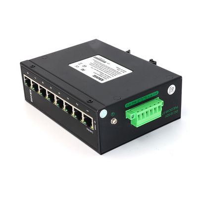 Bon prix Commutateurs Ethernet industriels DIN Rail PoE Port 8 12-52VDC 1000 Base-TX non géré en ligne