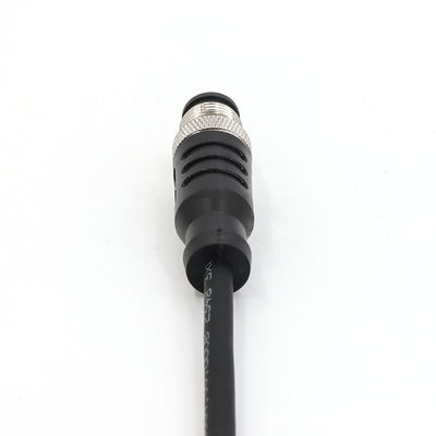 Guter Preis M12 4 Pin Connectors 2M Vormontiertes Kabel männlich gerade PVC CE nicht abgeschirmt Online