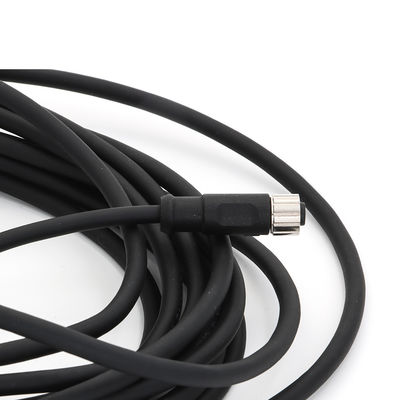 Buen precio Conector de 5 pines M8 femenino recto Cable preensamblado de longitud personalizada Código B en línea