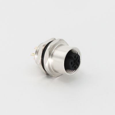 Giá tốt Flange M12 Connector nữ 5 pin Panel được gắn thẳng IEC 61076-2-101 trực tuyến