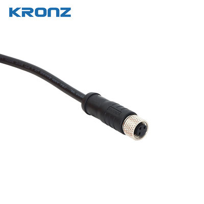 Harga bagus M8 Konektor dengan standar IEC 61076-2-104 M8 5M Konektor Kabel yang dipasang sebelumnya on line