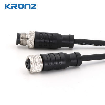 ราคาดี M12 เครื่องเชื่อมวงกลม 4A 3 Pin IEC 61076-2-101 IP67 สายเคเบิลตรงสําหรับเซนเซอร์ ออนไลน์