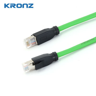 Bon prix Connecteur RJ45 double blindage 24AWG imperméable à l'eau IP20 Connecteur Ethernet RJ45 en ligne