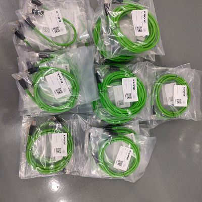Bon prix Connecteur RJ45 pour transmission de données Ethernet 4 broches Cat5e avec câble vert de 15 mètres en ligne