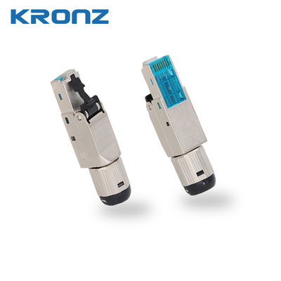 Goede prijs RJ45 Connetcor Field Termination Plug Schilded Tolless Cat.6/6a/7 RJ45 Plug online