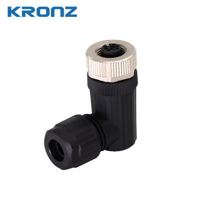 Bom preço Conector M12 4 pines impermeável IP67 Cable Outlet Diâmetro 4-8mm Conectores de campo com fio on-line