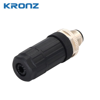 ราคาดี M12 Male Connector 5 Pin with Straight Cable Outlet 60V Industrial Circular Connector ออนไลน์