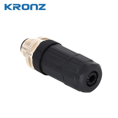 Good price M12 Male Connector Mating Cycles 100 4-pin 4A/250V Aviation Plug Circular Connectors online