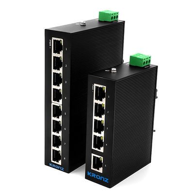 Giá tốt Industrial Unmanaged DIN Rail Network Switch 8 Cổng 100Mbit/S trực tuyến