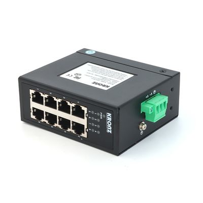 Хорошая цена 8 портовые промышленные коммутаторы Ethernet Full Duplex Half Duplex 100 Mbps онлайн