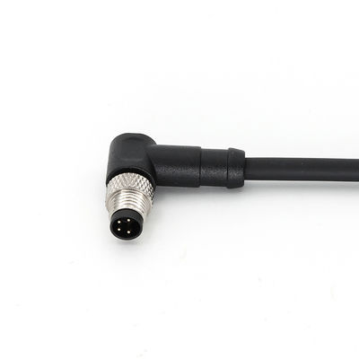 Goede prijs Mannelijke M8 aansluiting 4 pin IEC 61076-2-104 vooraf gemonteerde kabel met hoek A code online