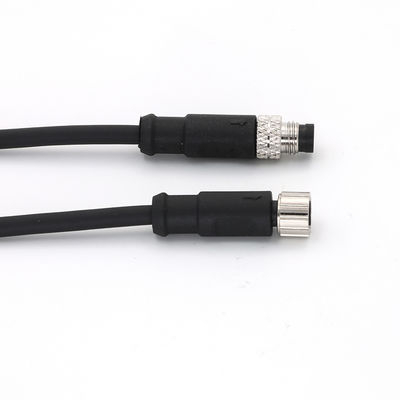 Bon prix M8 connecteurs de câbles blindés préassemblés mâle droit 3 broches A code PVC en ligne