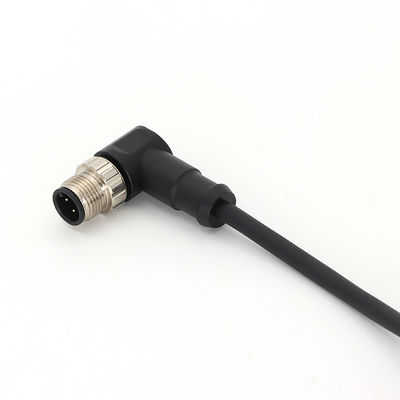 Buen precio Conectores de cable moldeado M12 IEC 61076-2-101 PIN3 A en línea