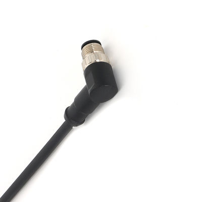 Bom preço Conector de cabo pré-montado M12 Conector de conector de avião de ângulo masculino PIN8 on-line