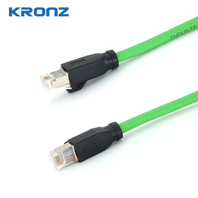 RJ45 Connector 4 Pins 24AWG Contact Resistance 48V Customized Cable Length