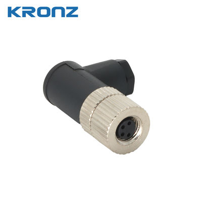 Harga bagus M8 Connector 5 Pin B Code Waterproof IP67 Industrial Circular Connector untuk Sensor on line