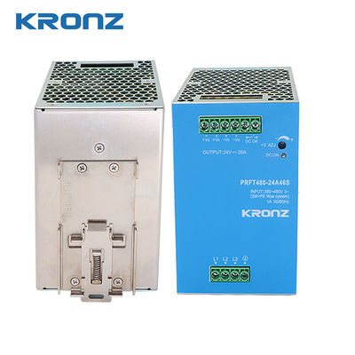 Goede prijs AC/DC 480W Din-rail Industrial Power Supply 24V/20A Uitgang LED-indicator Actief PFC online