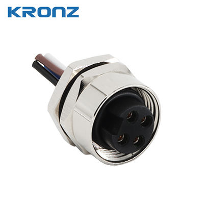 Buen precio Conector industrial de 7/8' 100 ciclos de apareamiento 4 pines sensor femenino conectores circulares en línea