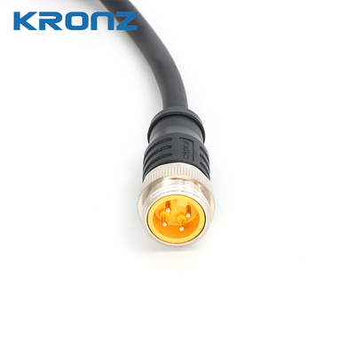 Customized Industrial 7/8" Connector Black Housing Material 2/5/10meter Cable Length