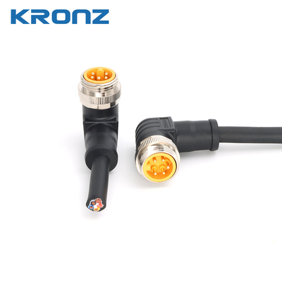 7/8" Circular Connector 16UN Thread Type Unhielded Connectors For Industrial Automation