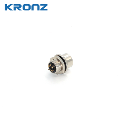 M12 5 Pin Female Aviation Connector Plugs Panel Mount Wire Connector Socket WaterProof IP67
