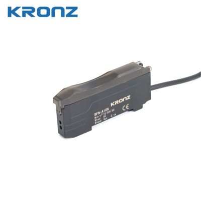 Smart Fiber Optic Amplifier with Dual Display One-Button Setup 50μs Response for Industrial Automation