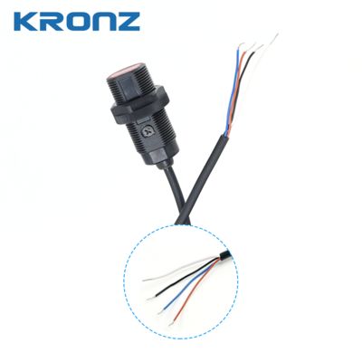 BP18Y Through-Beam Photoelectric Sensor 50mm-10m Range NPN Output IP67 High Reliability