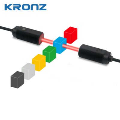 BP18Y Through-Beam Photoelectric Sensor 50mm-10m Range NPN Output IP67 High Reliability