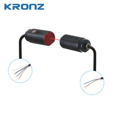 BP18Y Through-Beam Photoelectric Sensor 50mm-10m Range NPN Output IP67 High Reliability