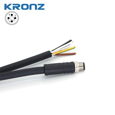 ভালো দাম M12 সংযোগকারী 2M ক্যাবল T-কোড IP67 সুরক্ষা শিল্প অটোমেশনের জন্য ব্যবহৃত অনলাইন