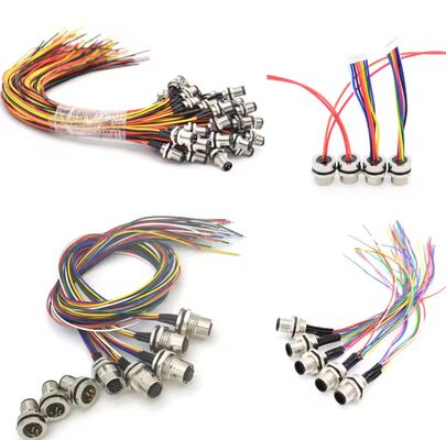 Goede prijs S CODE M12 Ronde Connector Mannelijke Flens Connectoren Ontworpen voor Signaaloverdracht in Industriële Automatisering Apparatuur online