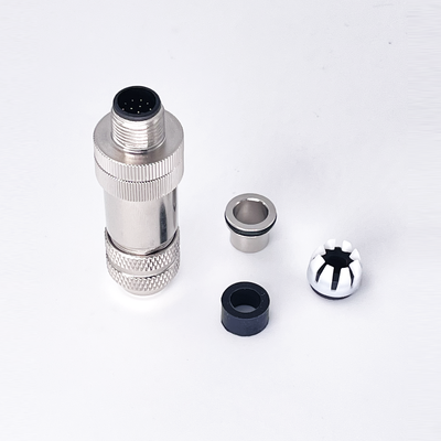 Giá tốt M12 A-Coded 12-Pin Male Straight Field Wirable Connector... trực tuyến