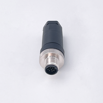 Prezzo buono Connettore maschio diritto M12 codifica A a 12 pin IP67 IEC 61076-2-101| Kronz in linea