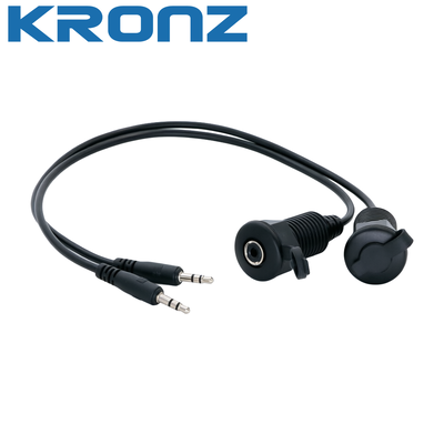 Καλή τιμή IP67 Αδιάβροχος 3,5 mm TRS στερεοφωνικός σύνδεσμος με ενσωματωμένο σχεδιασμό βιδώματος με νήμα και υδρατμών online